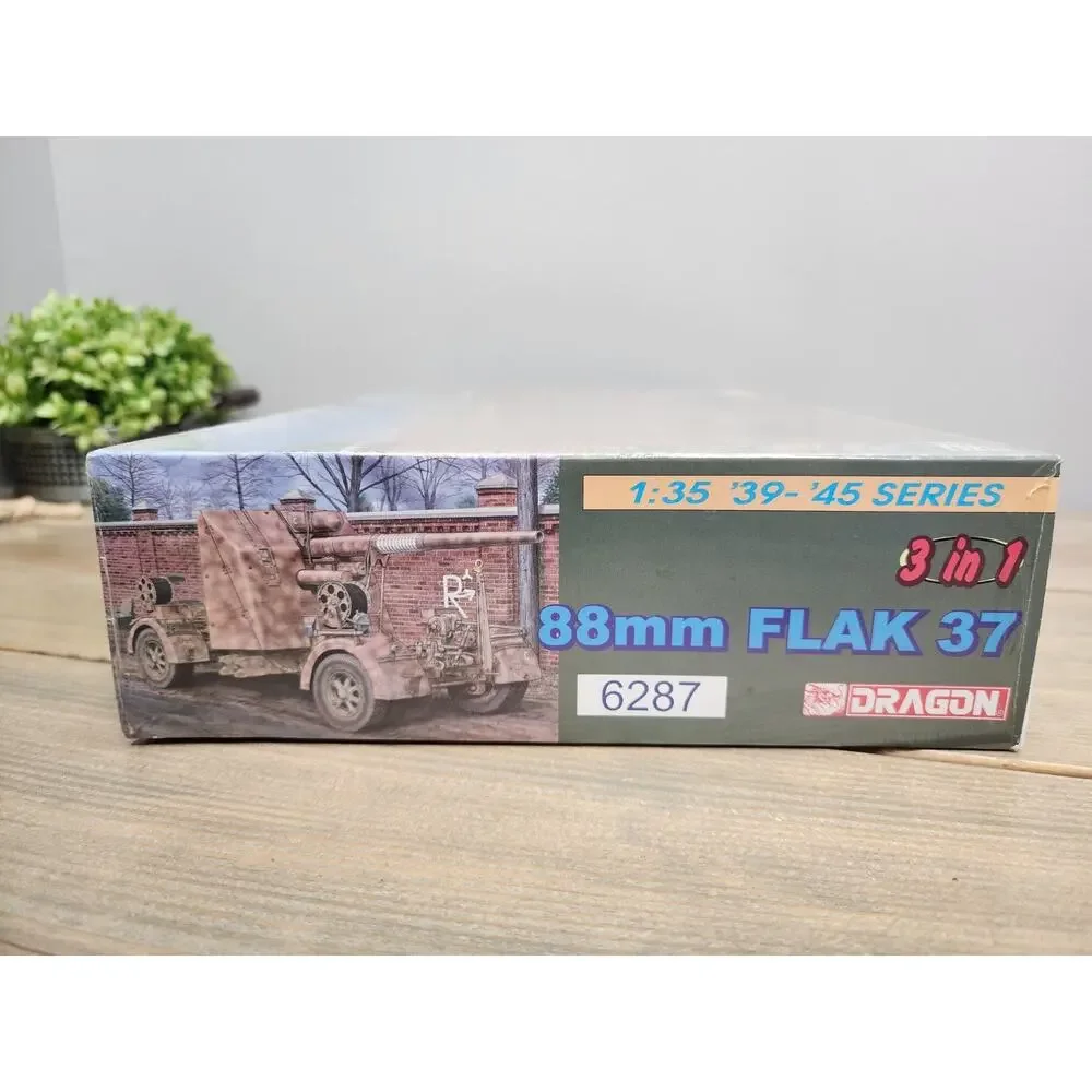 1/35 Dragon Models 6287 88mm FLAK 37 3in1 Military Model Kit PM0055 LZ